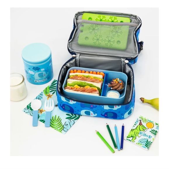 ✨🆕✨ Blue Ele Lunch Box for Kids - Picture 4 of 7